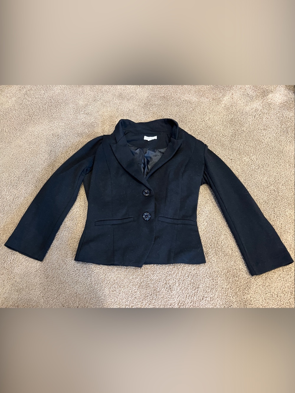 Issue New York Black Women's Two-Button Tailored Blazer